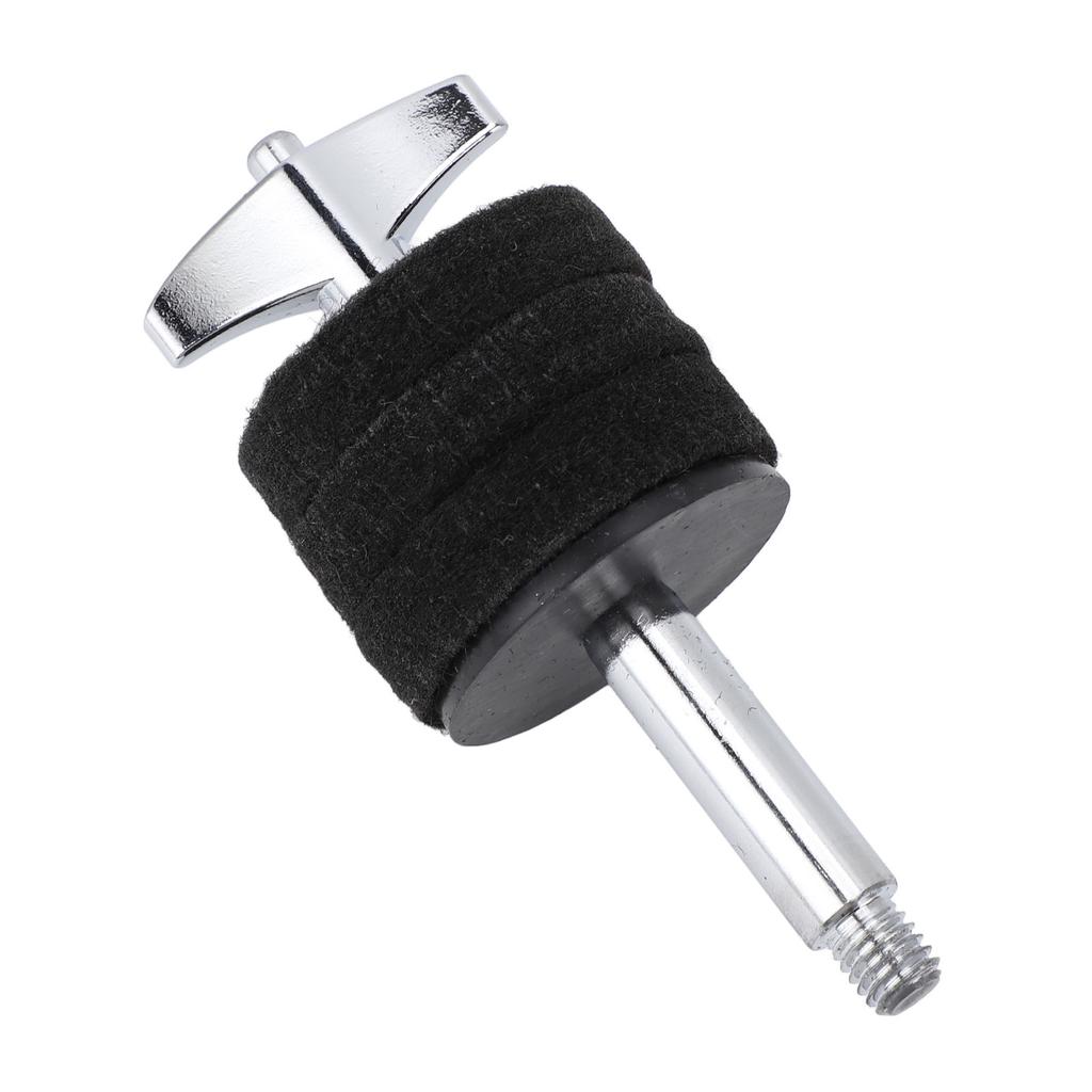 Cymbal Stacker Aluminum Alloy Felt Water Cymbal Stand Stacker Attachment for Drum Set Black