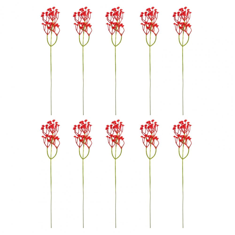 Gypsophila Fake Floral Bouquet 10Pcs Artificial Flowers Bendable Stems Floral For Wedding Party Vase Table Centerpiece Decor
