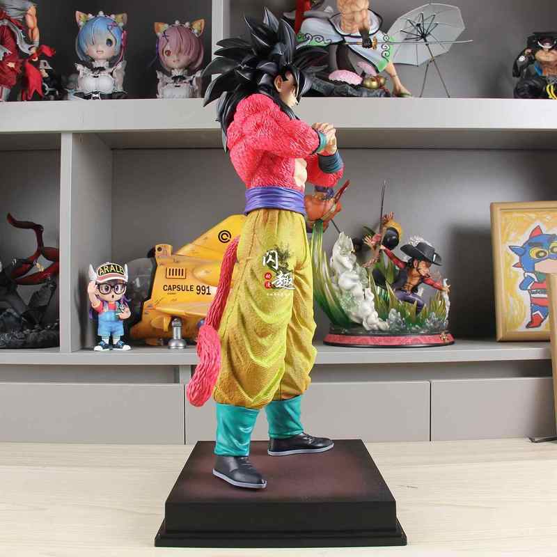 55cm 2%&Jt Studio Dragon Ball Anime Figures Ssj4 Son Goku Figures Super Saiyan 4 Goku Pvc Statue Collection Model Toys Gifts