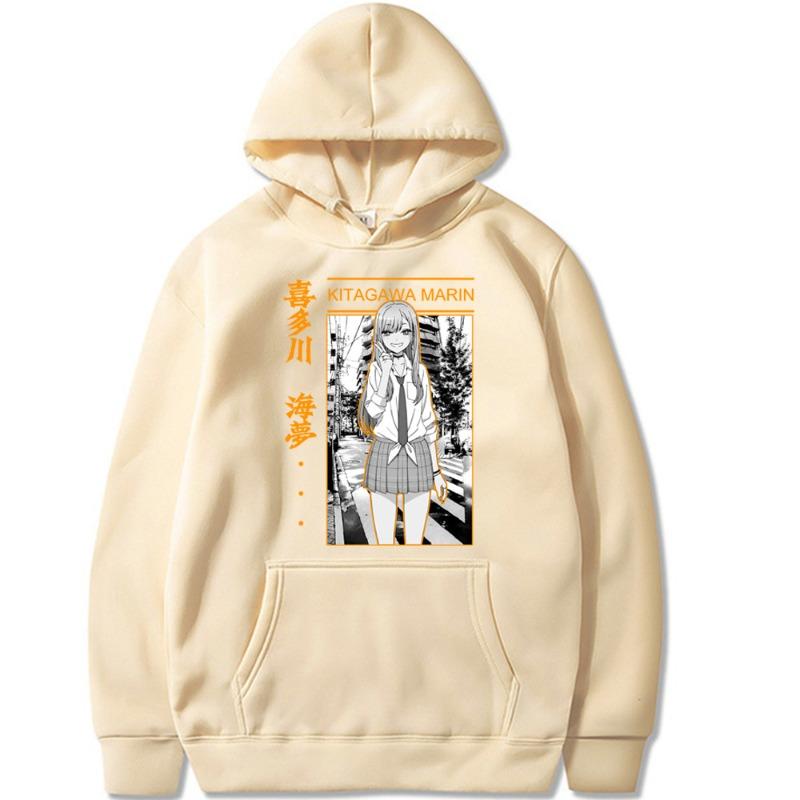 

Японское Аниме Мой Нарядный Дарлинг Толстовки Мужская Мода Толстовки с Длинным Рукавом Женские Пуловеры Уличная Одежда Харадзюку Судадерас L