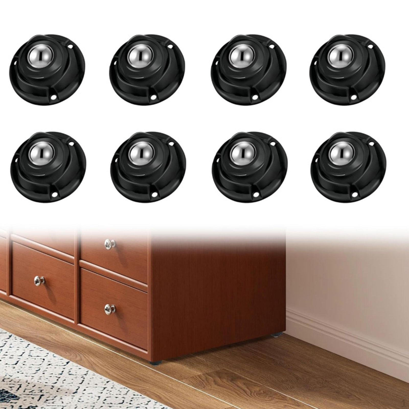

8 Pieces Self Adhesives Caster Wheels Mini Swivel Countertop Equipment Replacement Sturdy