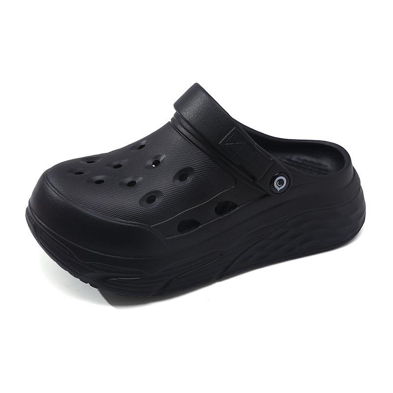 Summer hole shoes men's non-slip beach outdoor thick-soled bag head fashion versatile manufacturer