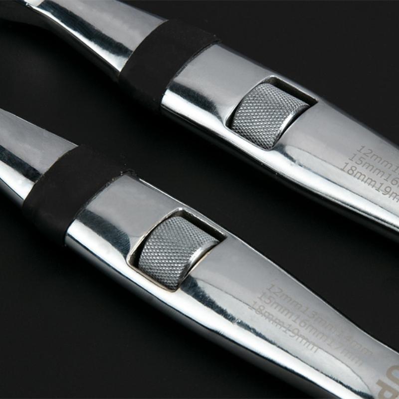 Klucz uniwersalny 23 w 1 zestaw kluczy grzechotki klucz nastawny 7-19mm CR-V klucz elastyczne narzędzia ręczne do naprawy samochodów