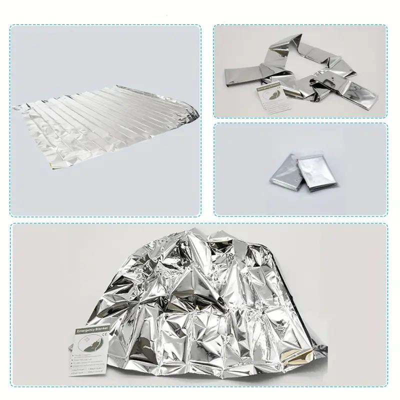 1 Pack 130*210cm Emergency Insulation Blanket Outdoor First Aid Blanket