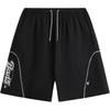 Li Ning Letter Mid Waist Drawstring Breathable Versatile Loose Sports Shorts Men Shorts AKSV199-4