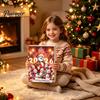 Calendrier de l'Avent de Noël 2026, Boîte Compte à Rebours 24 Jours Bonhomme de Neige avec Pendentifs Acryliques pour la Veille de Noël, Décoration Festive pour Arbre, Cadeau de Fête pour Enfants