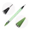 Pic à Strass à Cire pour Ongles Stylo à Points Stylo à Cire Double Pointe pour Strass Pointe Outil d'Art pour Ongles Cristal & Pierre Précieuse pour Manucure DIY