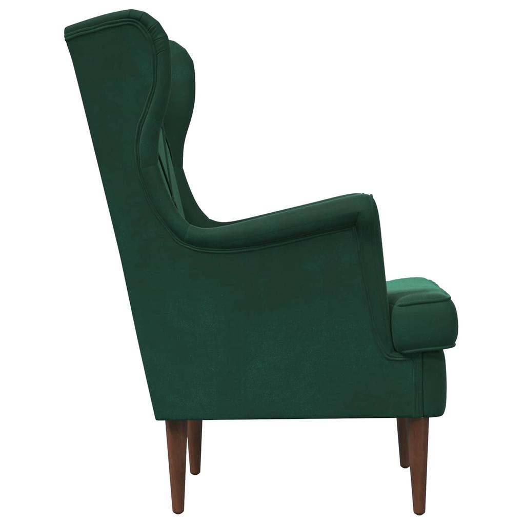 Armchair Dark Green Velvet