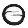 D'Addario Custom Series Braided Instrument Cable, Black, PW-BG-10BK (3.0m S-S)