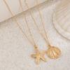 2 Pcs/ Set Pendant Bikini Belly Chain Metal Body Chain Jewelry Gift Starfish Waist Chain  Beach
