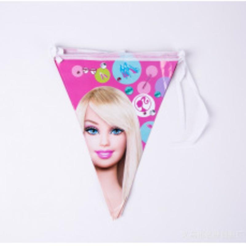 Barbie Doll Pink Birthday Supplies For Girls With Complete Tableware And Toys