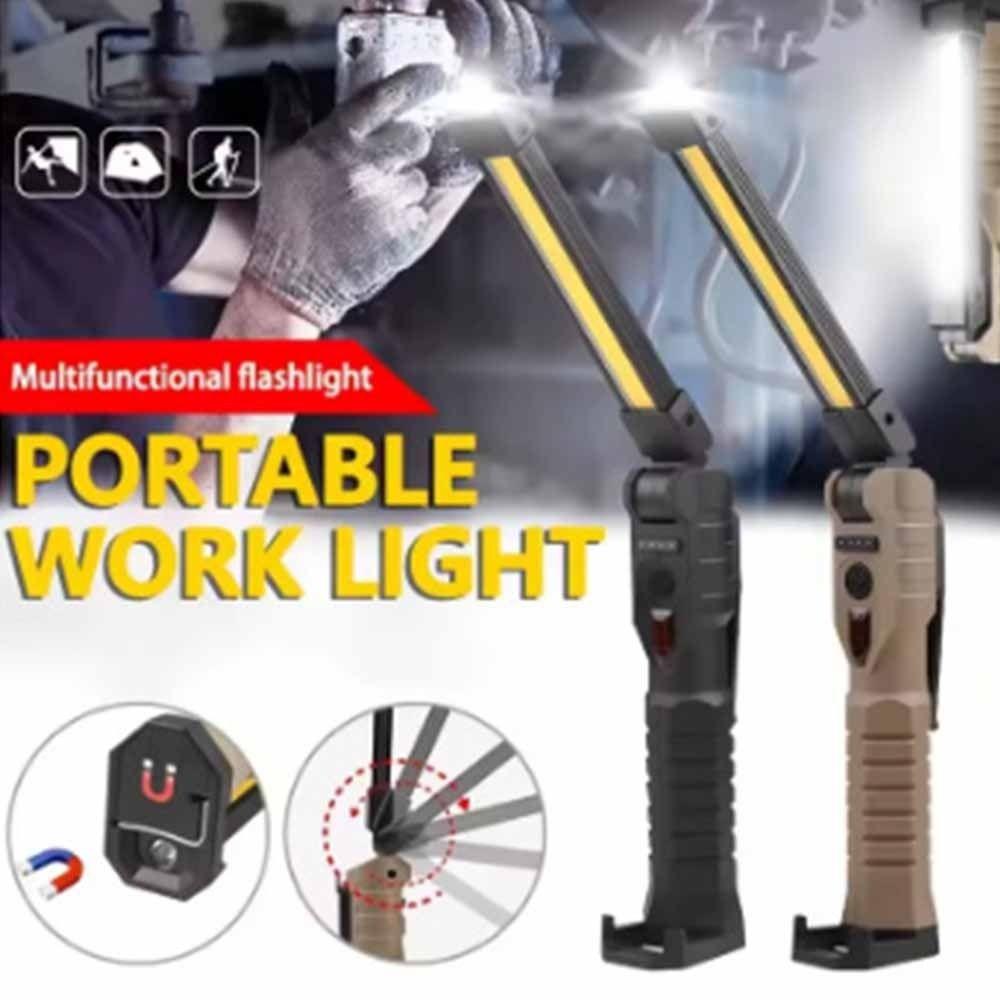 Multi-functional Folding Work Light USB Rechargeable Emergency Car Lamp  Grill Lighting
