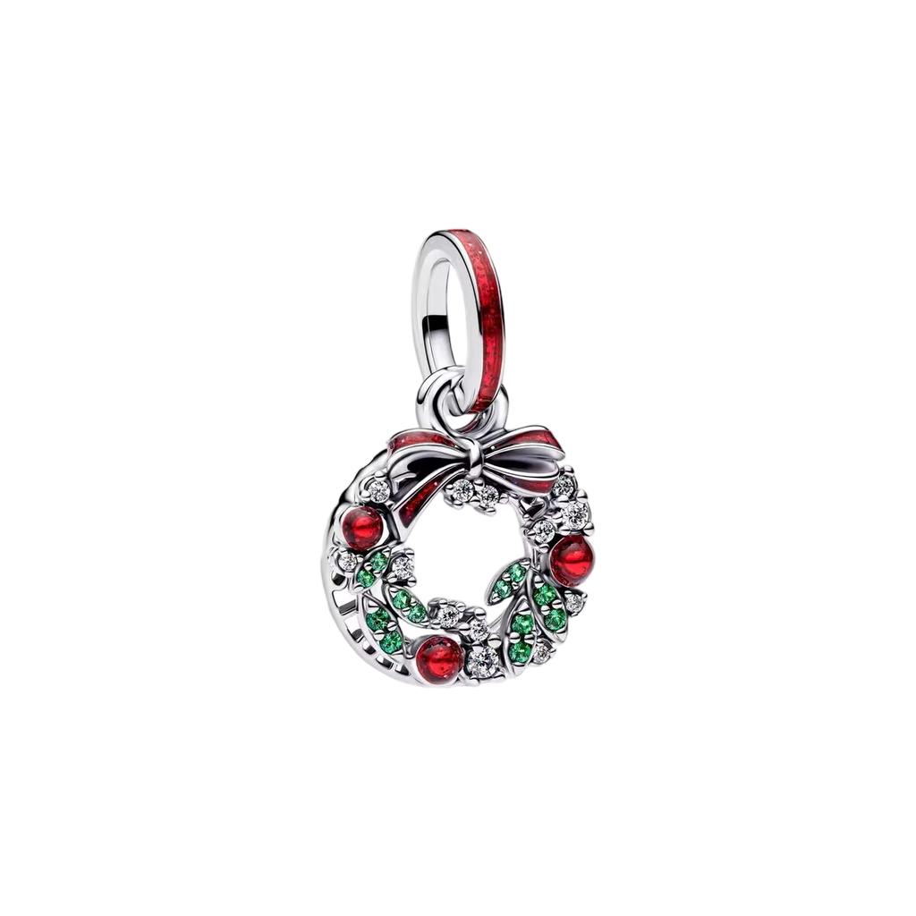 Novos Pingentes de Natal Diy Joias Femininas Presente Árvore de Natal Rena Nariz Vermelho Papai Noel Contas Encaixe Pulseira Original Acessórios