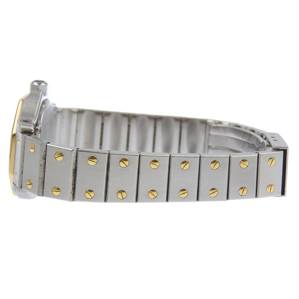 CARTIER Santos Octagon SM Watches cal.87 whiteDial Stainless Steel/YG Quartz Analog display Women Used