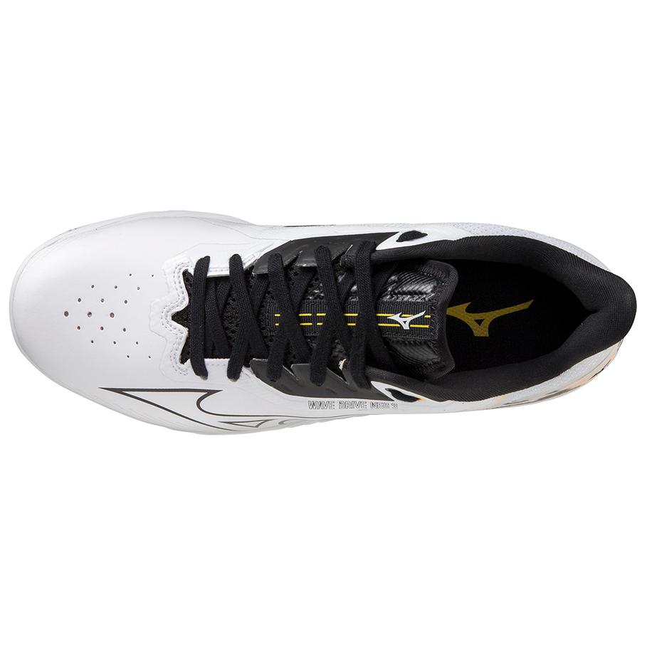 Mizuno Wave Drive Neo 3 Unisex White Black Yellow 81GA220004