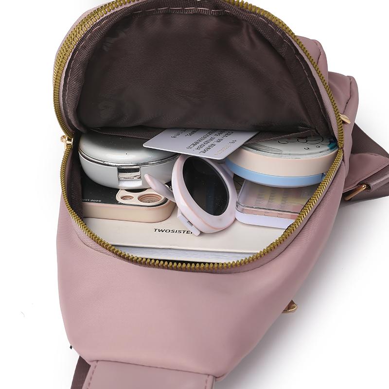 Chest Bag Women's Lightweight Sports Shoulder Bag Crossbody Bag