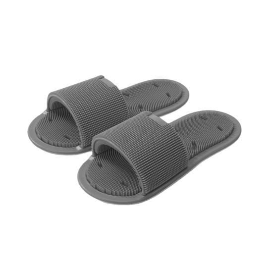 Foot Scrubber Massage Slippers Feet Cleaner Silicone Bristles Slippers Shower Slippers with Anti-Slip Suction Cups for Exfoliating Cleaning Foot