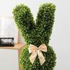 Rabbit-Shaped Potted Plant Ornament for Home or Garden Decor