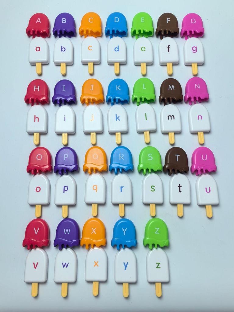 Montessori Popsicle Word & Color Matching Toy for Early Education