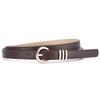 Width 1.4Cm Fashion Simple Women'S Belt Versatile Dress Jeans Accessories Girdle Gothic Retro Gold Pin Buckle Thin Waistband