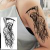 Waterproof Cross-border Snake & Dragon Skull Temporary Tattoo Stickers for Arm, European & American Design