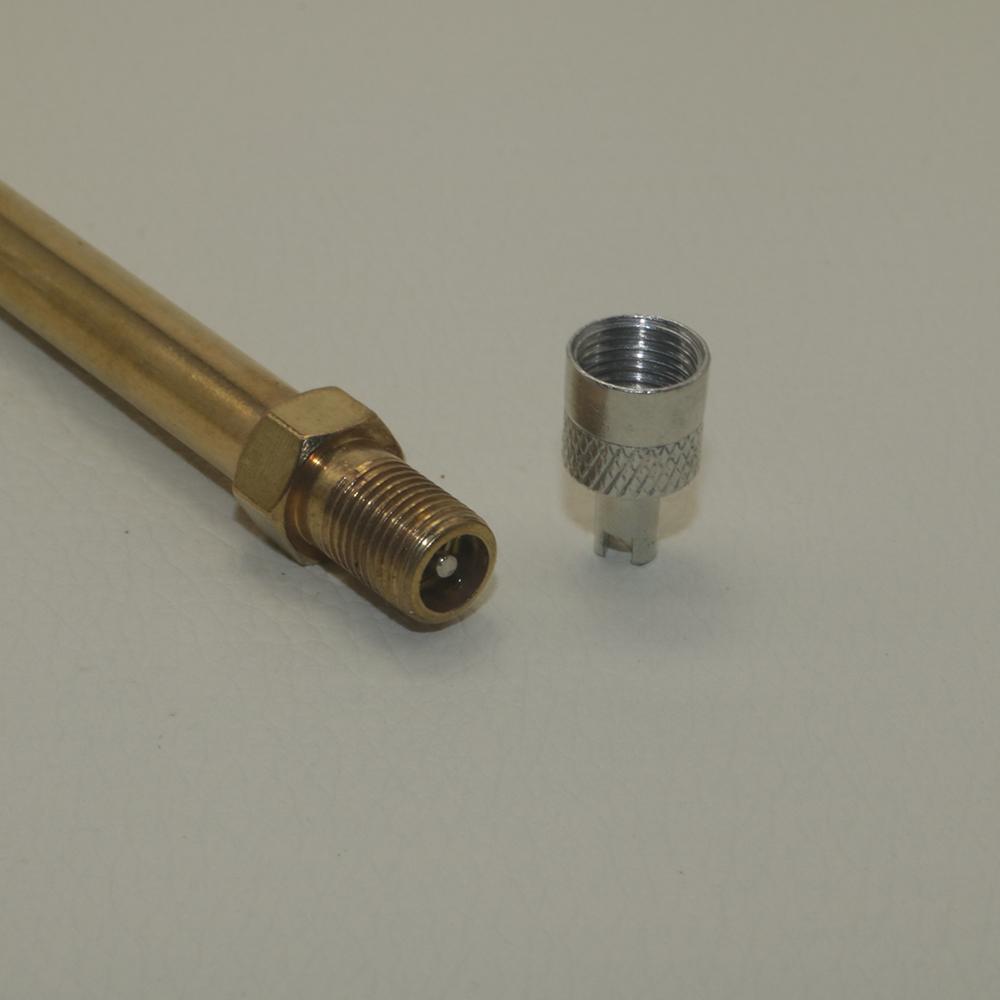 Supapa anvelopei de umflare tija extensie teava de extensie monociclu echilibru accesorii vehicule duza de umflare tija de extensie de cupru