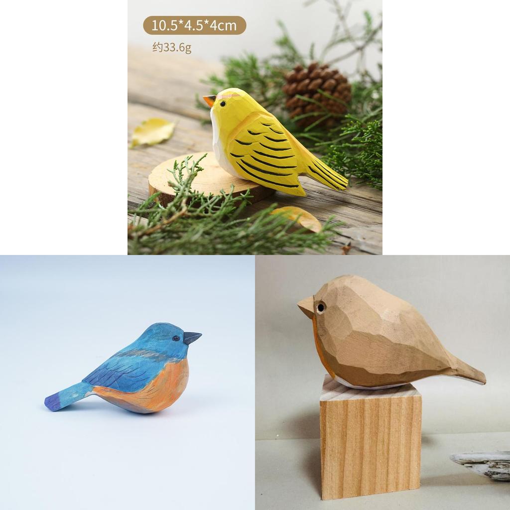 Holz Vogel Dekoration Mit Natürlicher Oberfläche Für Büro Und Zuhause Geschenkideen