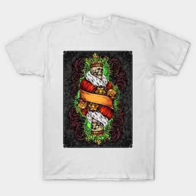 T Shirt Women King Of Poker Harajuku Print Kawaii Tshirt Summer Short Sleeve Female T-Shirt Top Tee