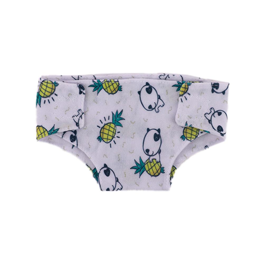 

Кукольные подгузники Милое нижнее белье Принт животные фрукты Для 18-дюймовой американской куклы девочки и 43 см, Аксессуары для кукольной одежды