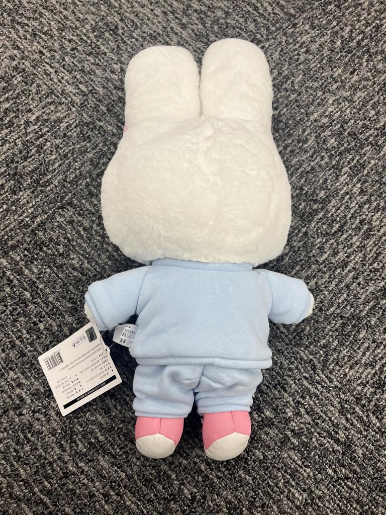 Esther Bunny Plush Toy with Ribbon OOTD Saturday (ootd_03)