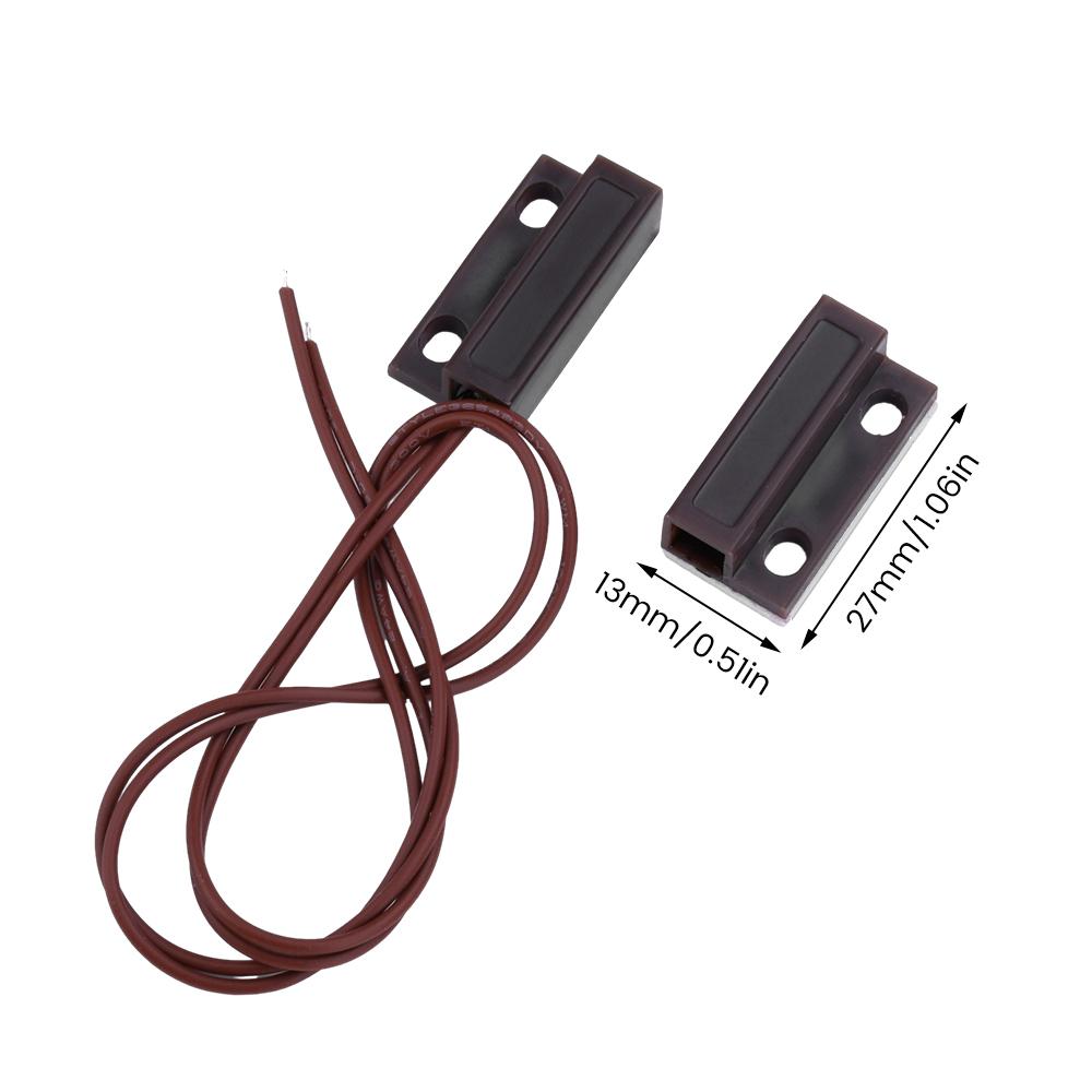 MC-38A Kabelgebundener Tür-/Fenstersensor-Detektor, Magnetschalter, normalerweise geschlossen oder normalerweise offen, NC/NO, für das Alarmsystem der Haussicherheit