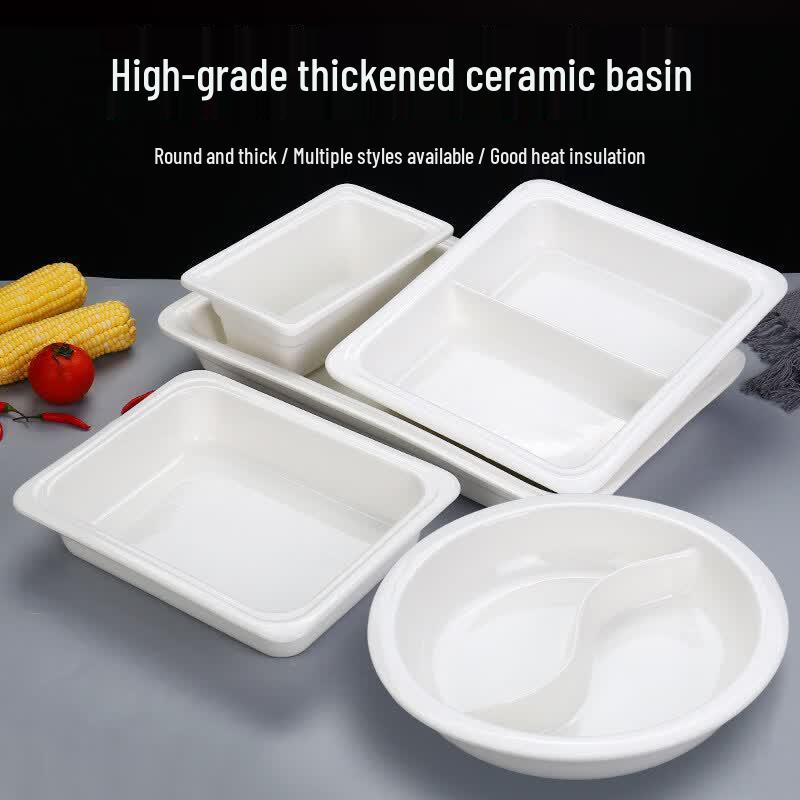 Ceramic Buffet Serving Basin