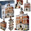 Compatible with LEGO Street View Building House Series 10224 City Hall Assembled Puzzle Building Blocks Boy Toy