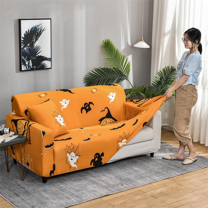 

Christmas Style Couch Cover Non-Slip 1/2/3/4 Seater For Regular/L Shape Sofa Coverastic Sofa Slipcover Furniture Protector 1pc1-seat 90-140cm