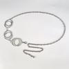 Women'S Round Metal Waist Chain Accessories Women'S Girdle Skinny Chain Skirt Dress Sweater Decorative Belt