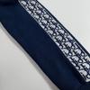 Dior [Domestic Regular] 943M672AT072 Oblique Line Crew Neck Knit Sweater/ Tops XS NavyUsed