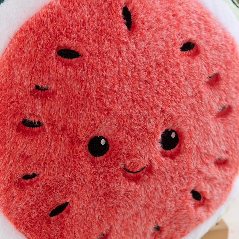 Cartoon Anime Plush Toy Lovely Simulation Watermelon Stuffed Doll High Quality for Kids Graduation Gift Sofa Decor