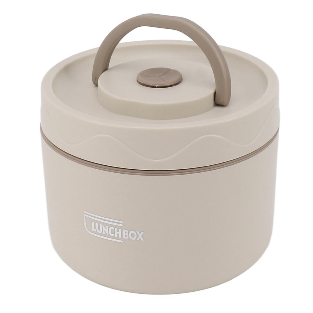 550ml Stainless Steel Insulated Bento Lunch Box Stackable 2 Tier Round Bento Lunch Box Stainless Steel Leakproof Food