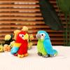 Simulation Parrot Doll Plush Toy Zoo Colored Parrot Doll Children Accompany Soothing Doll
