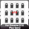 Compatible for Dreame D10 Plus Gen2 Replacement Main Side Brush HEPA Filter Mop Pad Dust Bags Spare Parts Accessories