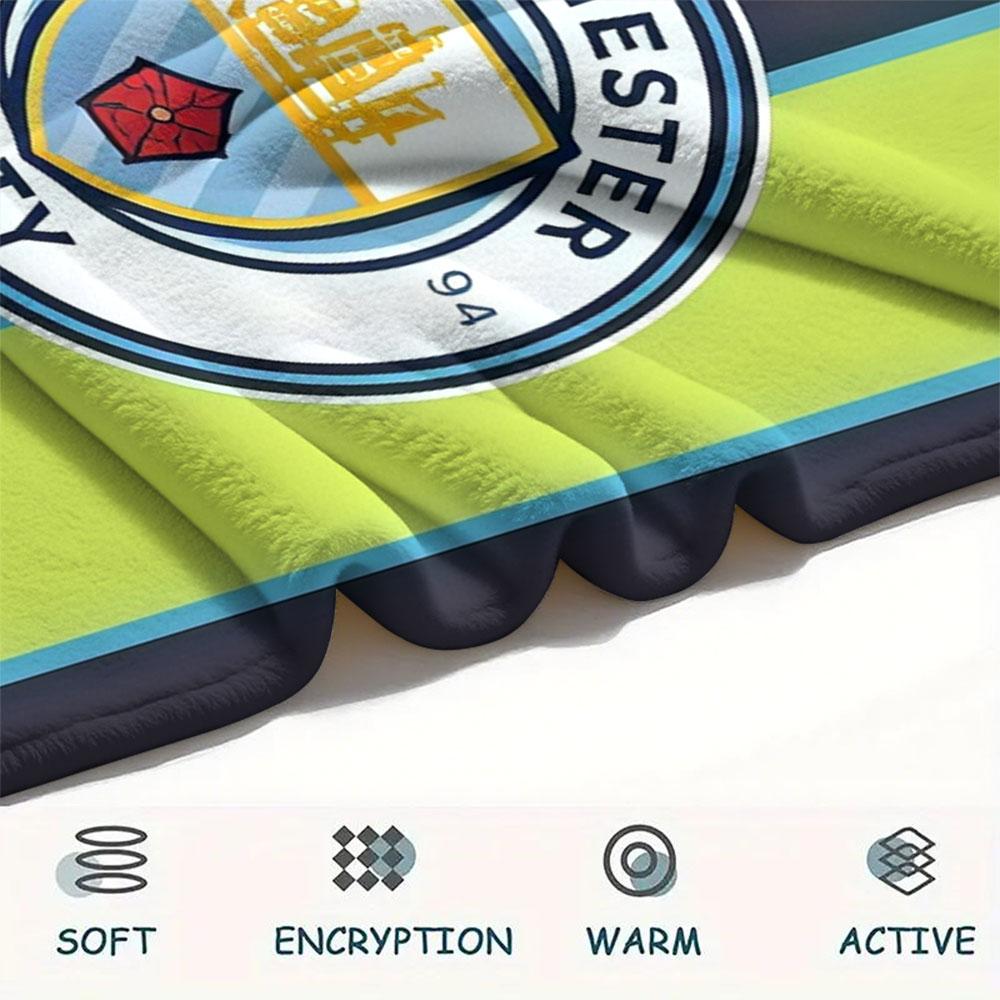 Fearless MCFC Crew Blanket, High quality Comfortable for All Seasons, Home Decor, Warmth and Comfort