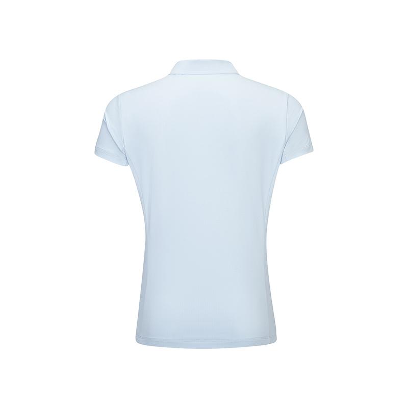 Li-Ning Ultimate Glory Series Simple High Elastic Comfortable Slim Fit Quick Dry Breathable Short Sleeve Polo Shirt Women tops APLW070-2