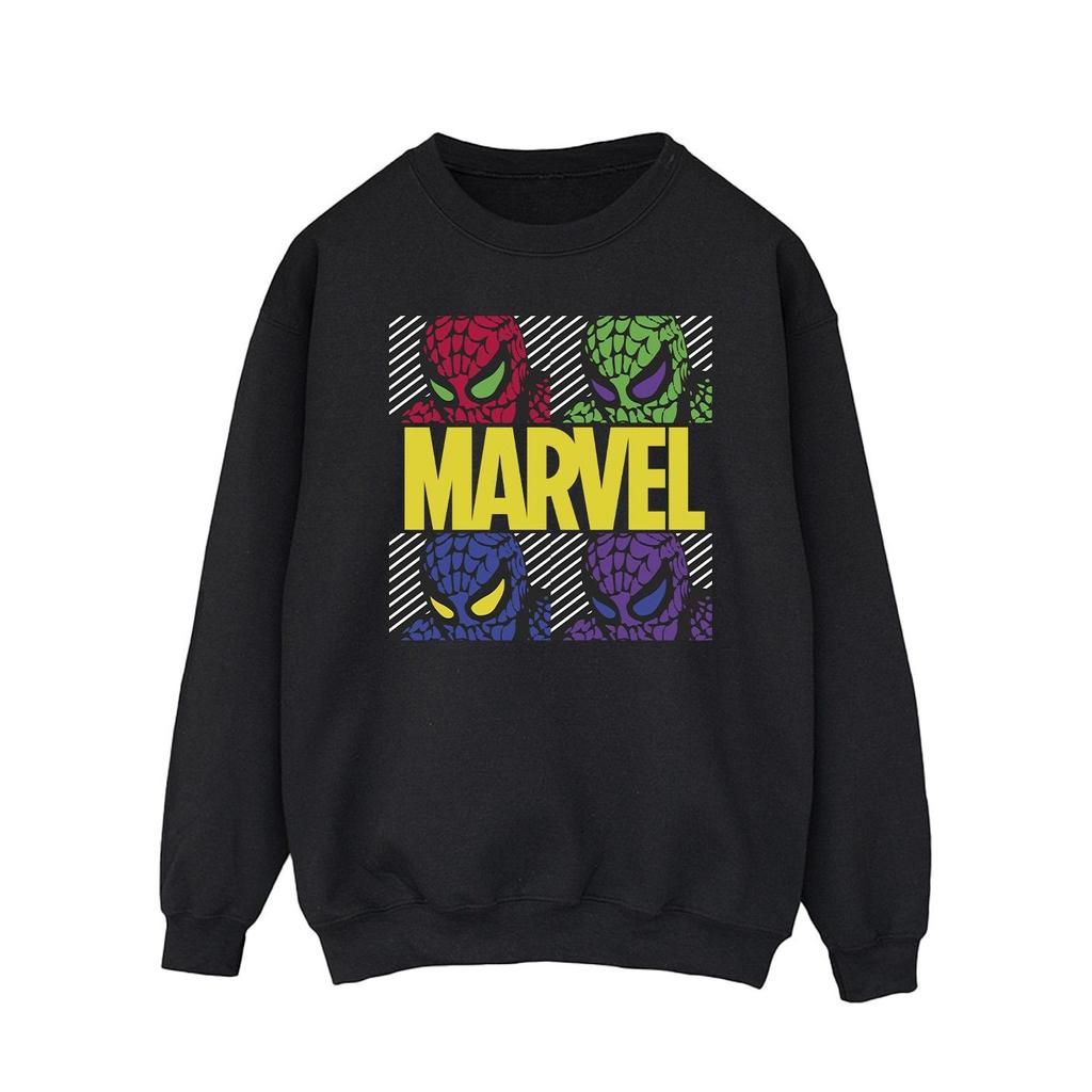 Marvel Mens Spider-Man Pop Art Sweatshirt
