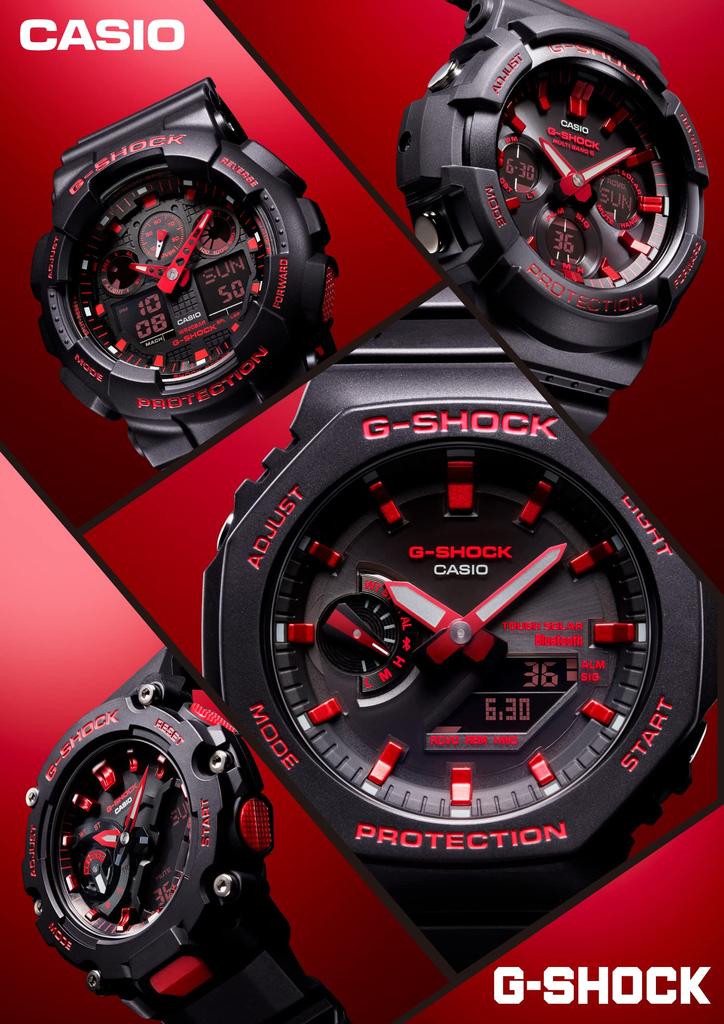 Watch Black G-SHOCK [Casio] G-Shock GA-2200BNR-1AJF Men's