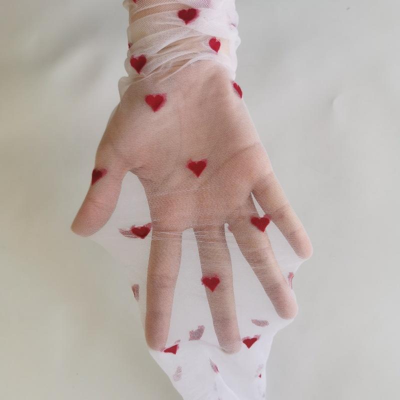 Red Heart Long Stockings Pure Desire High Tube JK Lolita Socks Sexy Over-the-Knee Stockings Erotic Stockings