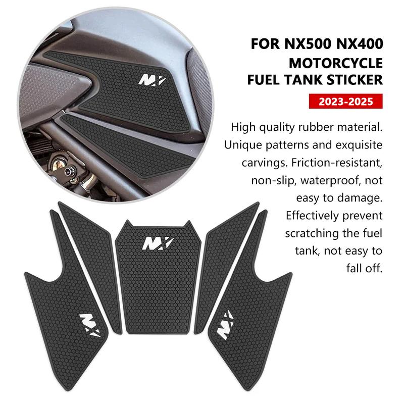 For NX400 NX500 nx 400 nx 500 2023-2025 fuel tank sticker motorcycle fuel tank pad anti-slip fuel tank traction pad accessories