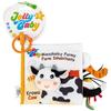 Livrinho Sensorial com Rodinha Moradores da Fazenda, Jolly Baby