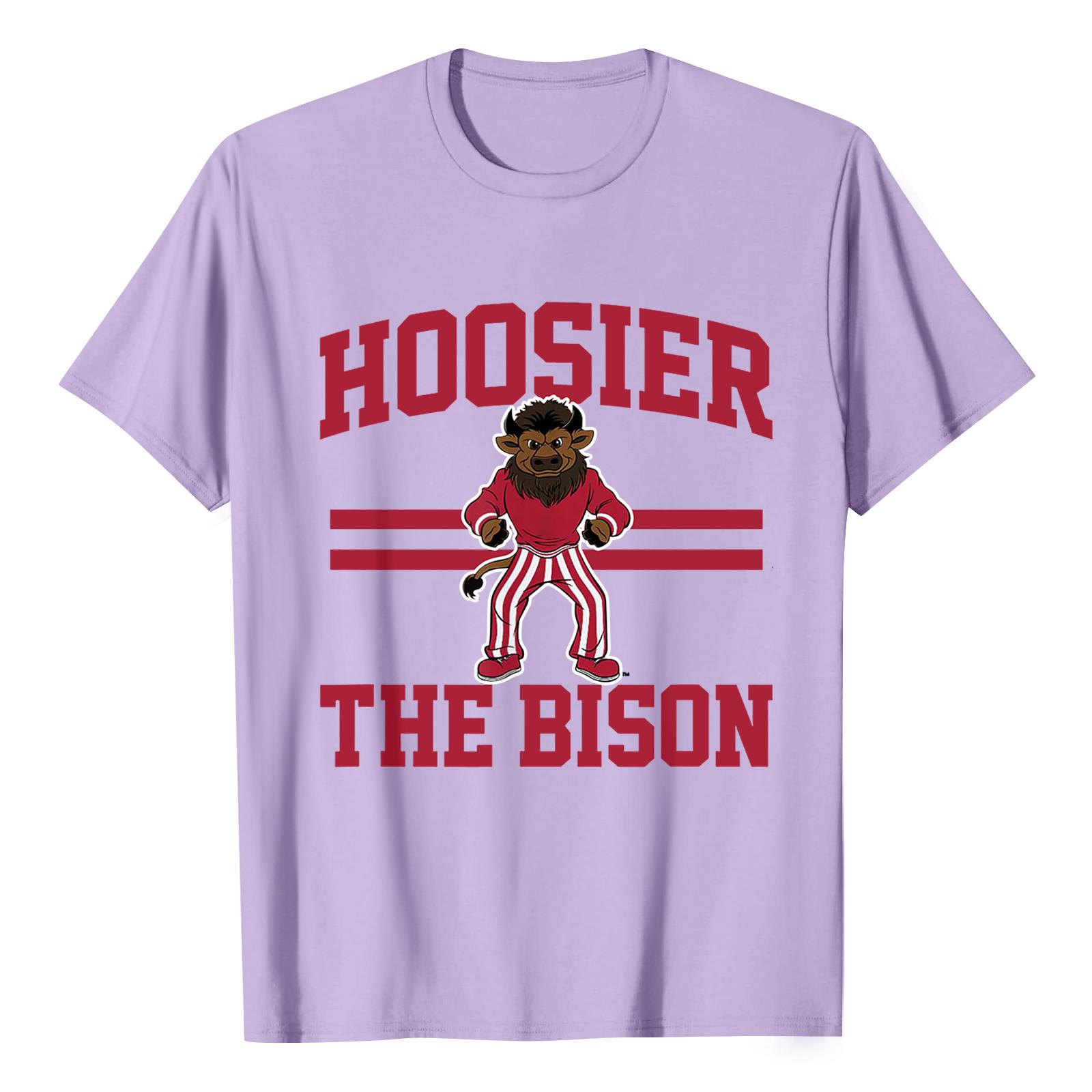 

Women s Casual Printed T-Shirt Round Neck Pullover Short Sleeve Top L фіолетовий