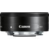 Canon Single Focus Wide Angle Lens EF-M22mm F2 STM Mirrorless SLR Compatible Black, Black