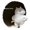 Internet Celebrity Cat Whatcccat Cute Plush Pendant Doll with Hip-Akimbo Personality - Perfect for Purses and Gifts